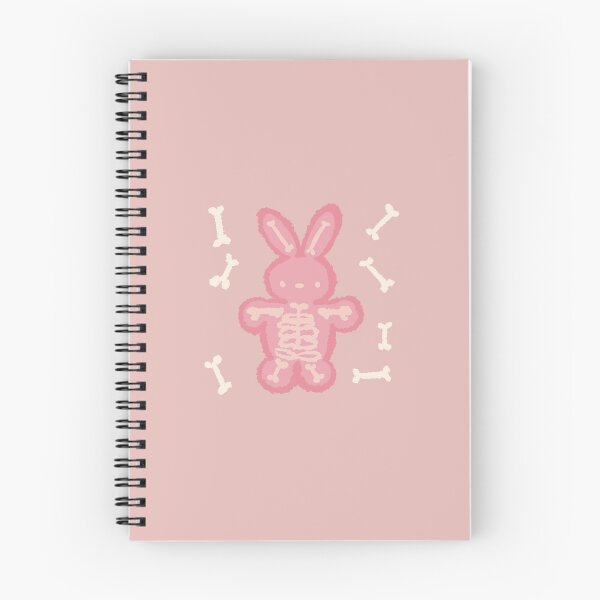 Item preview, pink x-ray bunny (bones) designed and sold by blondebeanzart.
