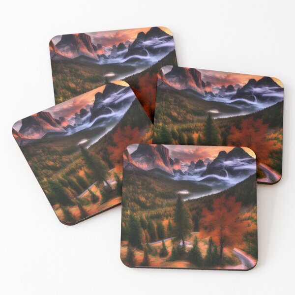 Item preview, Valley Surrounded By Mountains Beautiful designed and sold by VersoShopping.