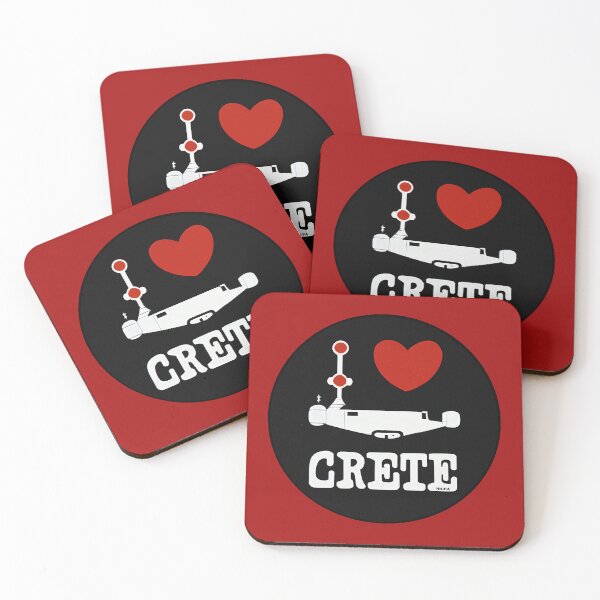 Item preview, "I Love Crete Spaceship" Show Your Love for Crete with a Unique Stylish Design designed and sold by nicpa-art.