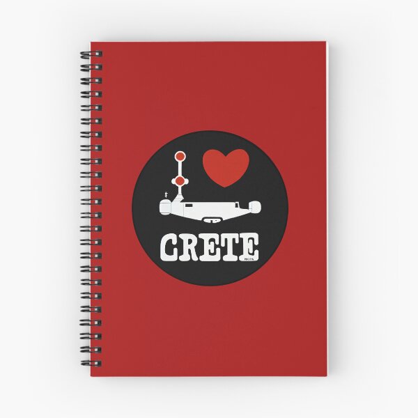 Item preview, "I Love Crete Spaceship" Show Your Love for Crete with a Unique Stylish Design designed and sold by nicpa-art.