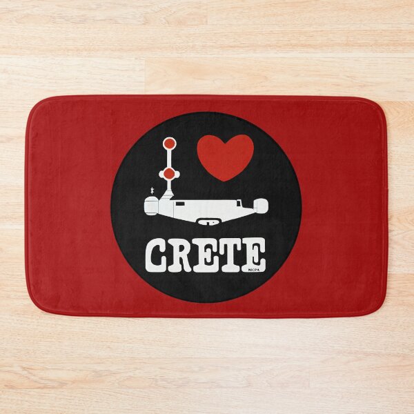 Item preview, "I Love Crete Spaceship" Show Your Love for Crete with a Unique Stylish Design designed and sold by nicpa-art.