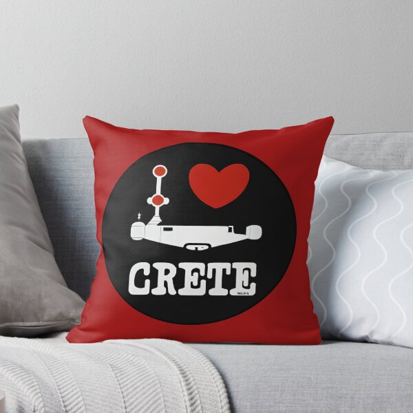 Item preview, "I Love Crete Spaceship" Show Your Love for Crete with a Unique Stylish Design designed and sold by nicpa-art.