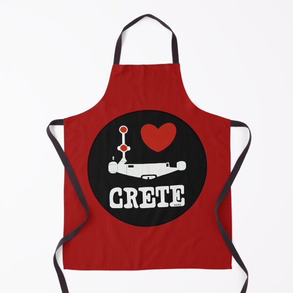Item preview, "I Love Crete Spaceship" Show Your Love for Crete with a Unique Stylish Design designed and sold by nicpa-art.