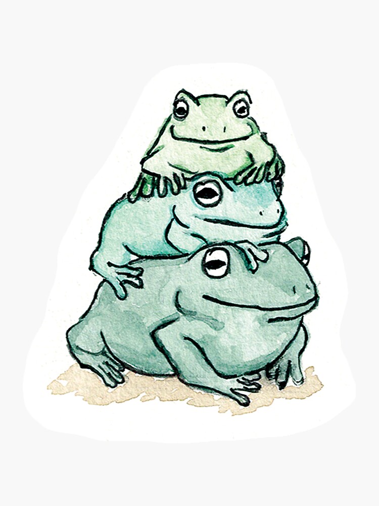 Ribbiting Frog Trio