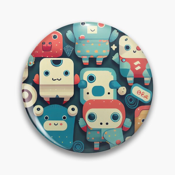 Artikelvorschau, Niedliches Robotermuster entworfen und verkauft von CutePatternsRB.
