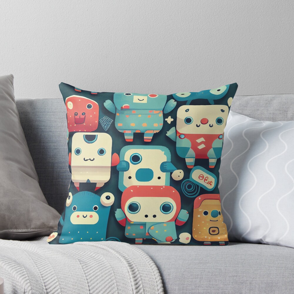 Item preview, Throw Pillow designed and sold by CutePatternsRB.