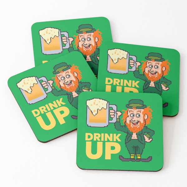 Item preview, Funny Leprechaun shirt drink up designed and sold by tommysnider.