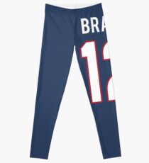 Männer New_ England_ Patriots _Tom _Brady # 12 blaues Spiel Jersey Leggings