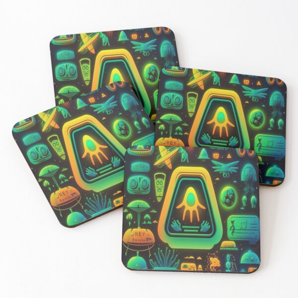 Item preview, Space Icons Galore: A Cosmic Journey of Colors designed and sold by Akocroux.
