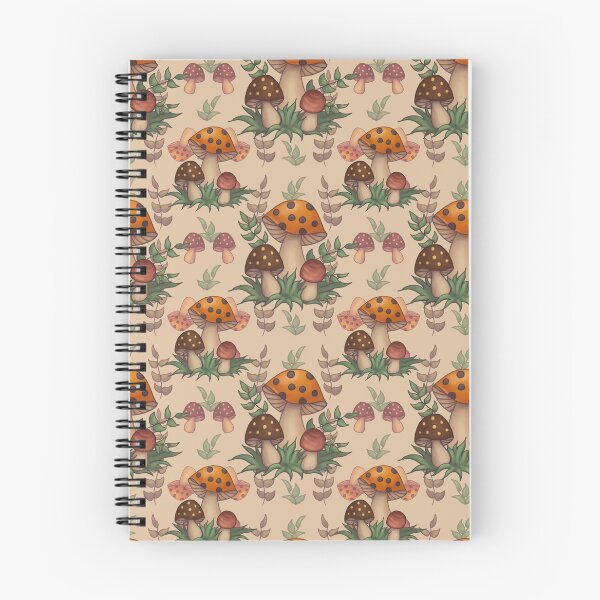 Item preview, Vintage Merry Mushroom Cottagecore Seamless Pattern designed and sold by Jenna Wing-Hu.