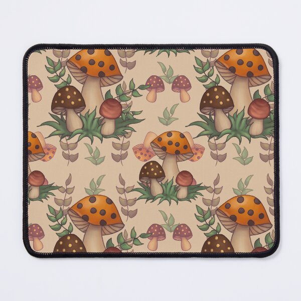 Item preview, Vintage Merry Mushroom Cottagecore Seamless Pattern designed and sold by Jenna Wing-Hu.