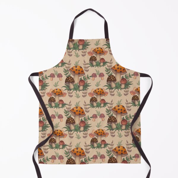 Item preview, Vintage Merry Mushroom Cottagecore Seamless Pattern designed and sold by Jenna Wing-Hu.