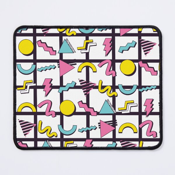 Item preview, Colorful 90s Geometric Pattern Retro Vintage Style 1990s designed and sold by TheButtonCrew.