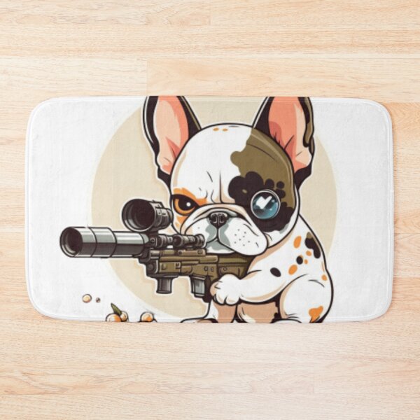 Item preview, Frenchie the Sniper French Bulldog  designed and sold by PetsEnough.