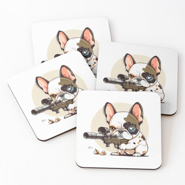 Item preview, Frenchie the Sniper French Bulldog  designed and sold by PetsEnough.