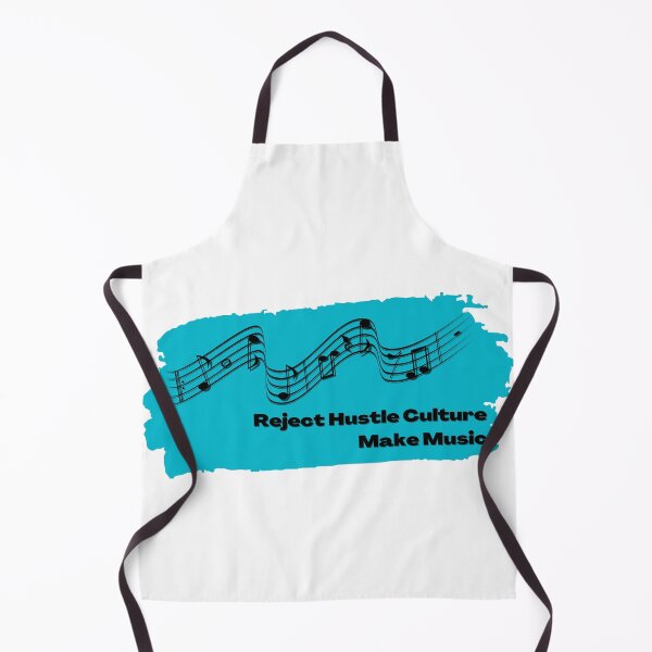 Item preview, Reject Hustle Culture - Make Music (Teal) designed and sold by T-WoodCreations.