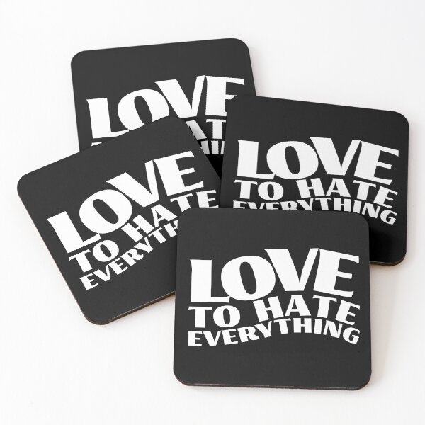Item preview, Love to Hate Everything  designed and sold by Mimielitas-Shop.