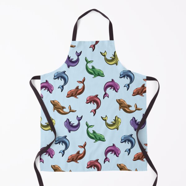 Item preview, Rainbow Minimalist Bottlenose Dolphins designed and sold by InkLayer.