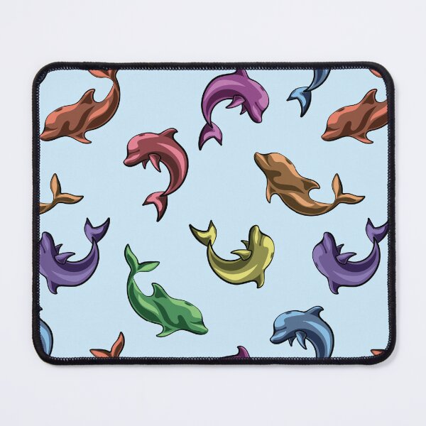 Item preview, Rainbow Minimalist Bottlenose Dolphins designed and sold by InkLayer.