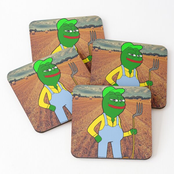 Item preview, Rare Farmer Pepe  designed and sold by Slav-Art.