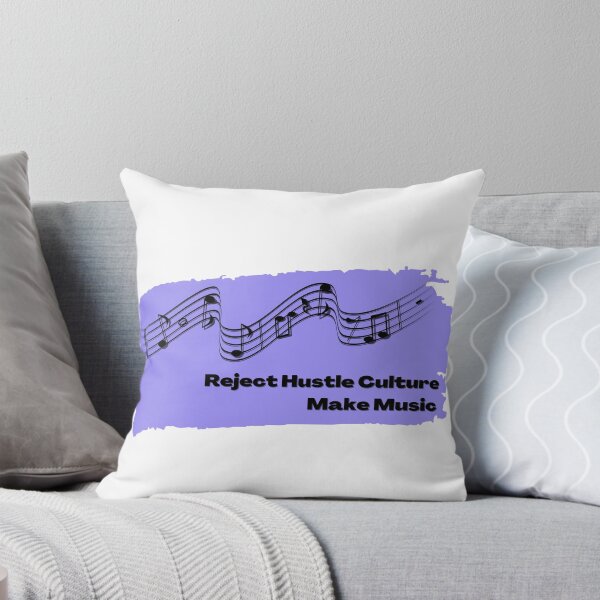 Item preview, Reject Hustle Culture - Make Music (Lilac) designed and sold by T-WoodCreations.