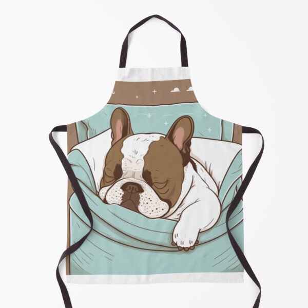 Item preview, Frenchie sleeping in bed French bulldog designed and sold by PetsEnough.