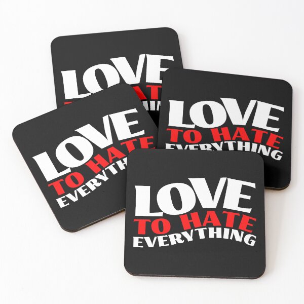 Item preview, Love to Hate Everything  designed and sold by Mimielitas-Shop.