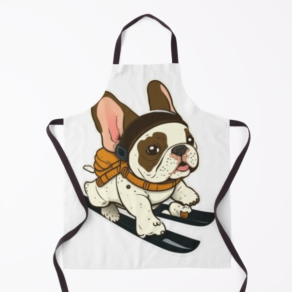 Item preview, Frenchie the Skiier French Bulldog designed and sold by PetsEnough.