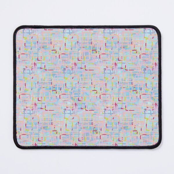 Item preview, Blue Pastel Stepped Squares designed and sold by cekidesign.