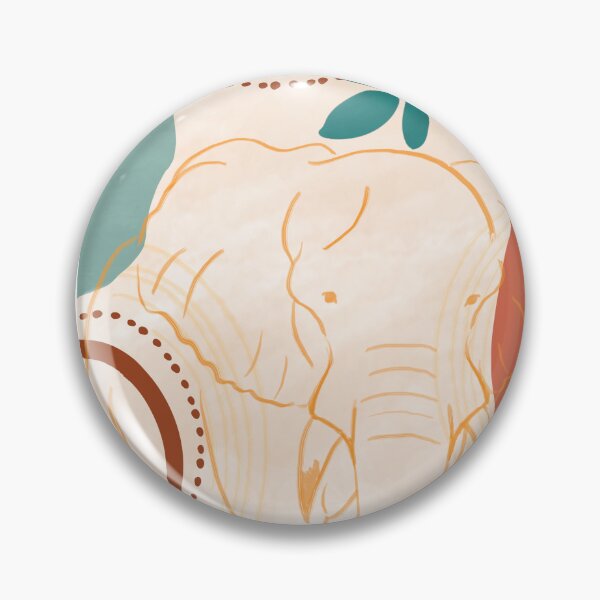 Item preview, Boho African Elephant Line Art designed and sold by kbkiwiart.