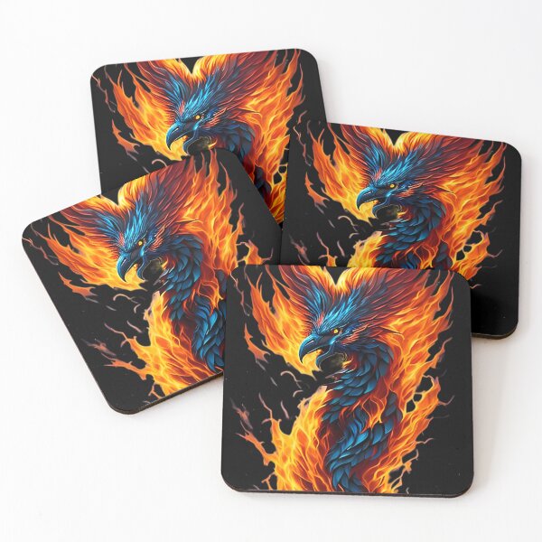 Item preview, Eternal Flame - A Powerful Phoenix Painting designed and sold by GalihDA.