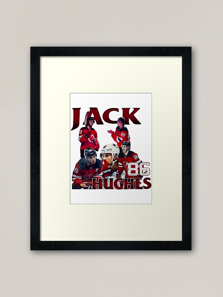 Jack Hughes 86 Art Board Print for Sale by puckculture