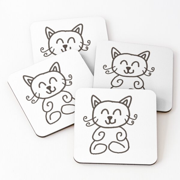 Item preview, gatito relajado designed and sold by Claire’s Colorful Creations .