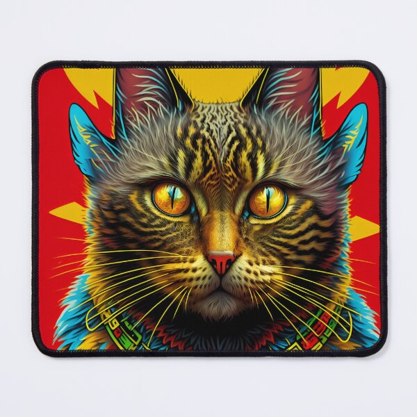 Item preview, Vintage Vibes: A Cat in Retro Style on Redbubble designed and sold by beben76.