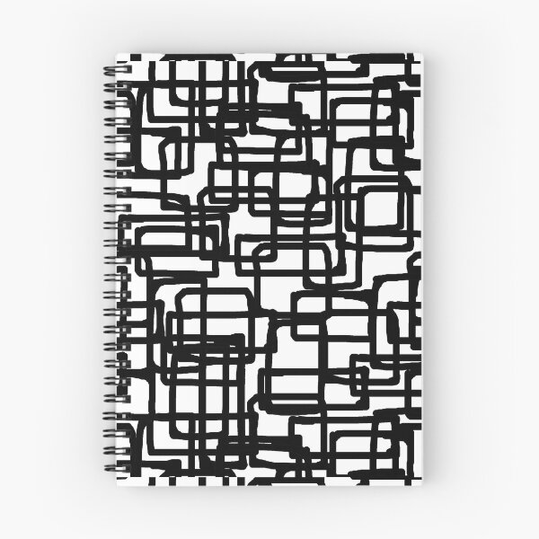 Item preview, Black Stepped Squares designed and sold by cekidesign.