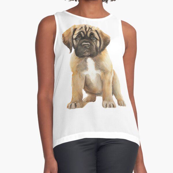 Bullmastiff Puppy Sleeveless Top