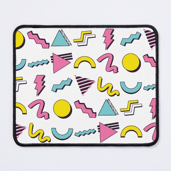 Item preview, Nostalgic 90s Colorful Abstract Geometric Pattern Retro Vintage Style 1990s designed and sold by TheButtonCrew.