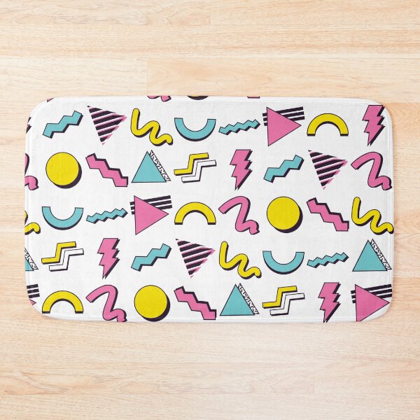 Item preview, Nostalgic 90s Colorful Abstract Geometric Pattern Retro Vintage Style 1990s designed and sold by TheButtonCrew.