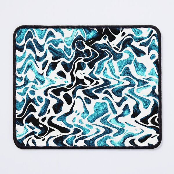Item preview, Blue fluid shapes background designed and sold by flamendes.