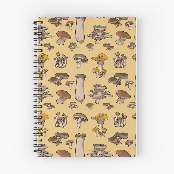 Item preview, Edible Mushrooms Seamless Pattern designed and sold by DingHuArt.