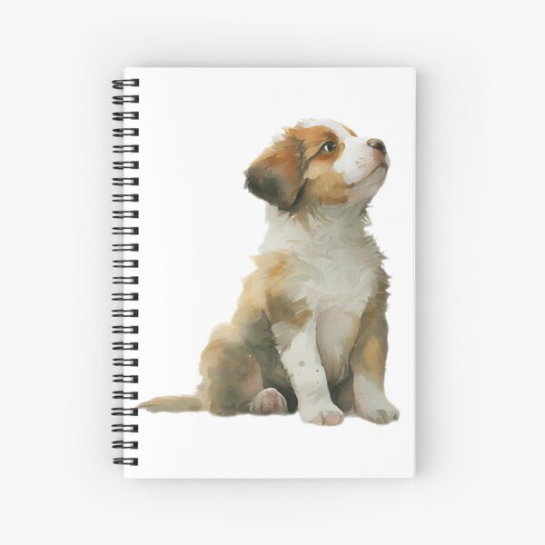 Brittany Puppy Spiral Notebook