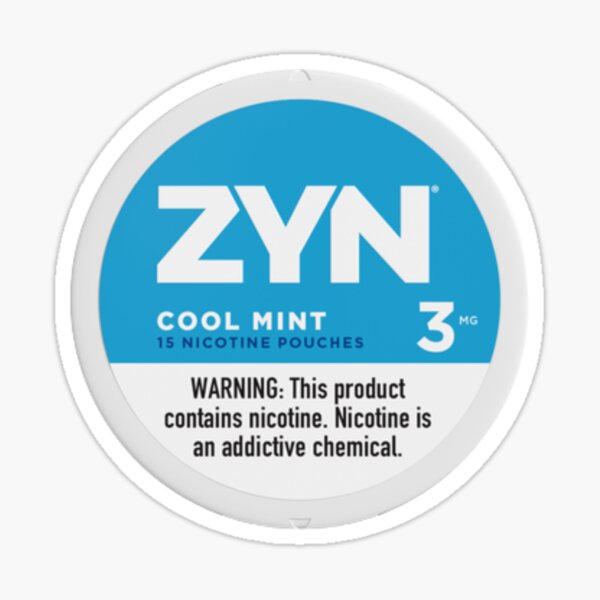 Zyn Cool Mint Laptop Sleeve Protective Holder Unofficial Merch 