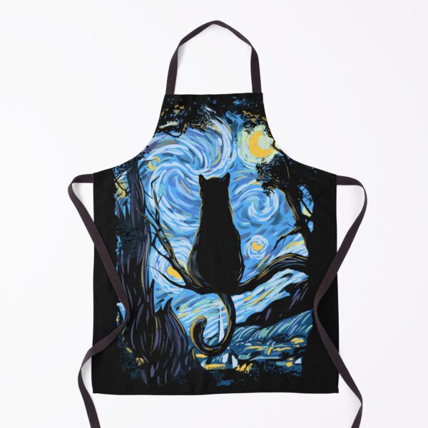 Item preview, CAT STARRY NIGHT designed and sold by Sameart ⭐⭐⭐⭐⭐.