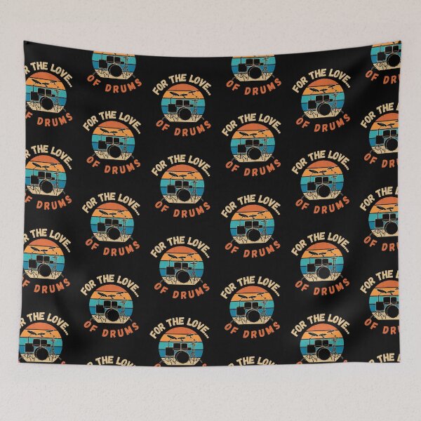 Item preview,  For the Love of Drums, Drummer, Drums, Drum Lover, Drumming, Music, Drum Sticks, Funny Drummer, Drummer Joke, Drummer Lover, Drummer Evolution, I Am a Drummer, I Love Drums designed and sold by CreativeBuys.