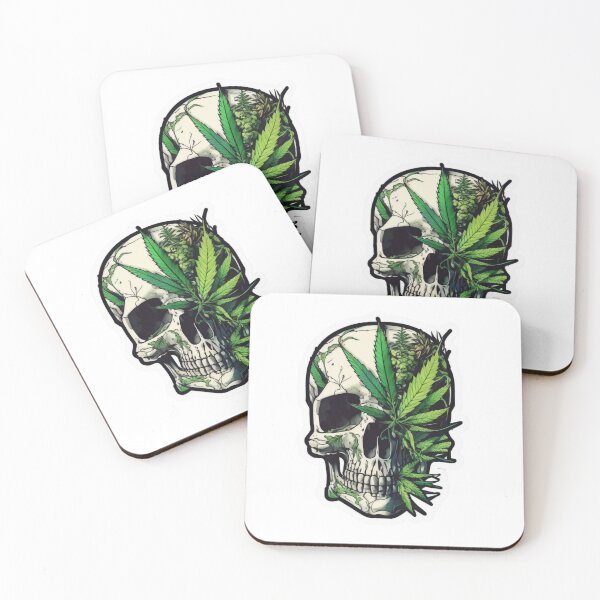 Item preview, Calavera Cannábica designed and sold by CombatCreatives.
