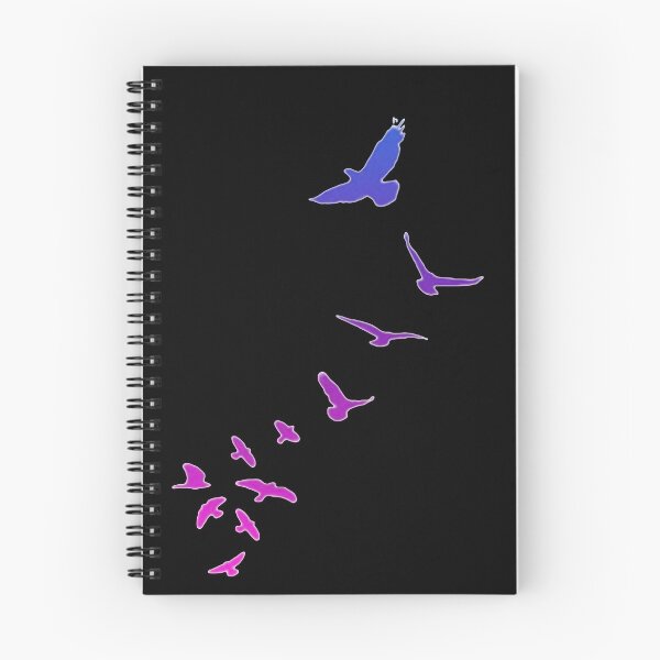 Item preview, Bisexual Color Gradient Birds designed and sold by Emily Melon.