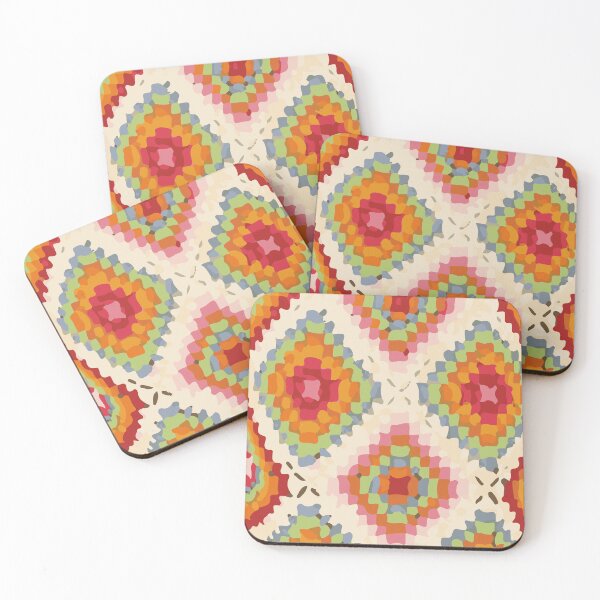 Item preview, Granny Square Quadrados de Crochê quadrado da vovó.  designed and sold by GirlaineSQ.