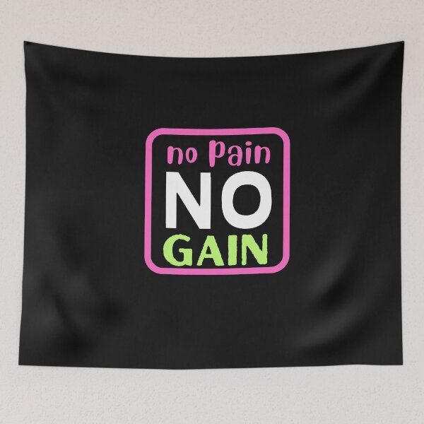 Item preview,  PAIN NO GAIN designed and sold by starfishstuff.