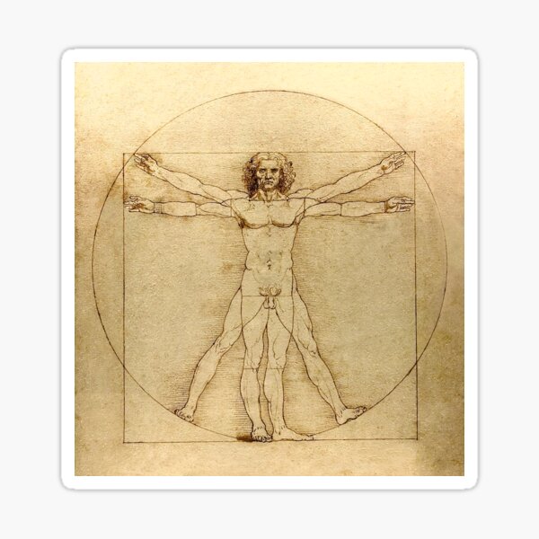 Aperçu de l'œuvre L'homme de forme parfaite de Léonard de Vinci v. 1487 créée et vendue par Daniel Hagerman.