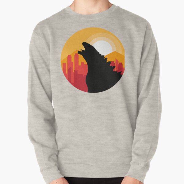 godzilla design 1 Pullover Sweatshirt